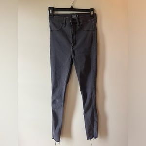 Abercrombie & Fitch ultra high rise black jean Size 26